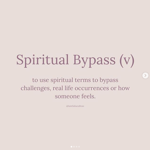 spiritual bypassing