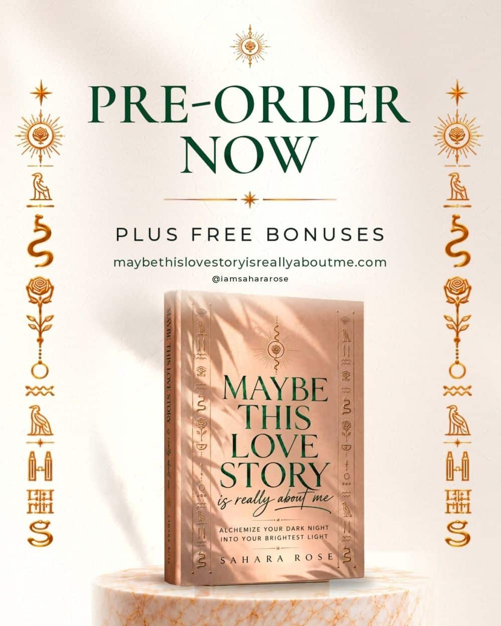 Pre-order Maybe This Love Story Is Really About Me by Sahara Rose, plus free bonuses