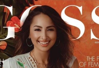 Sahara Rose on the cover of Goss Magazine No. 14